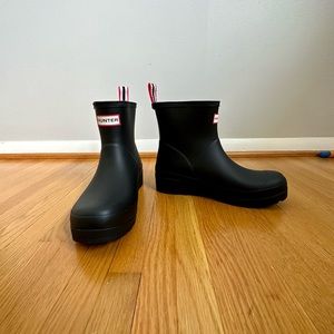 New Hunter Play Short Rain Boots Size 7
